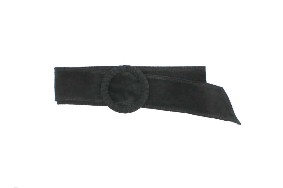 Leather Suede buckle belts