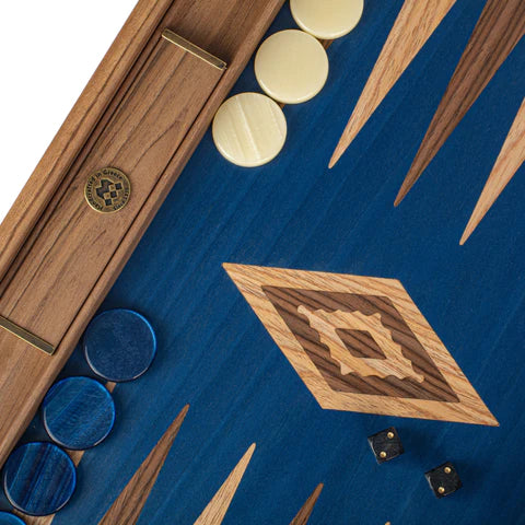 American Walnut in Blue, Red & Green