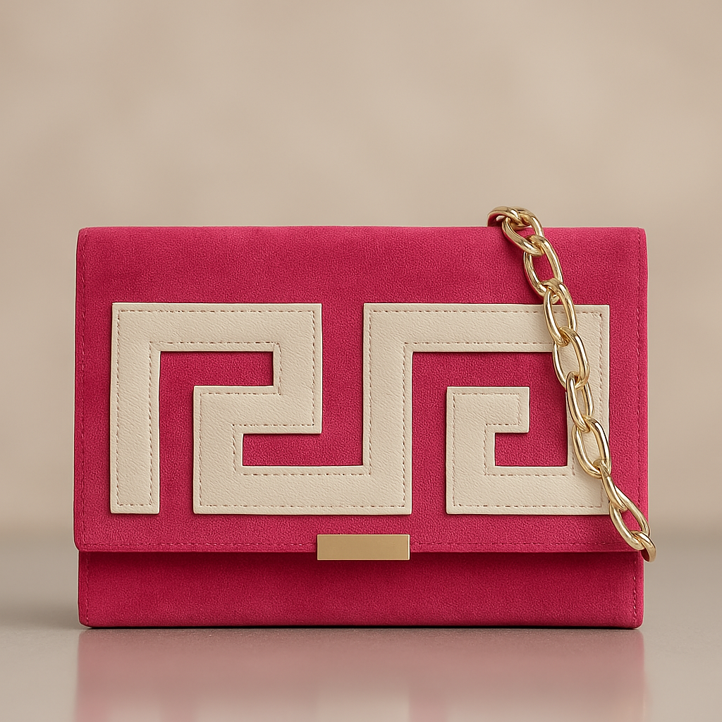 Purse Clutch Bag ( Greek Meander)