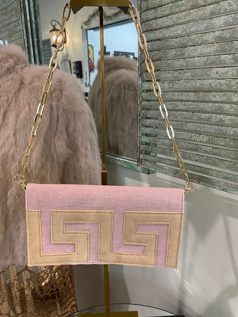 Purse Clutch Bag ( Greek Meander)