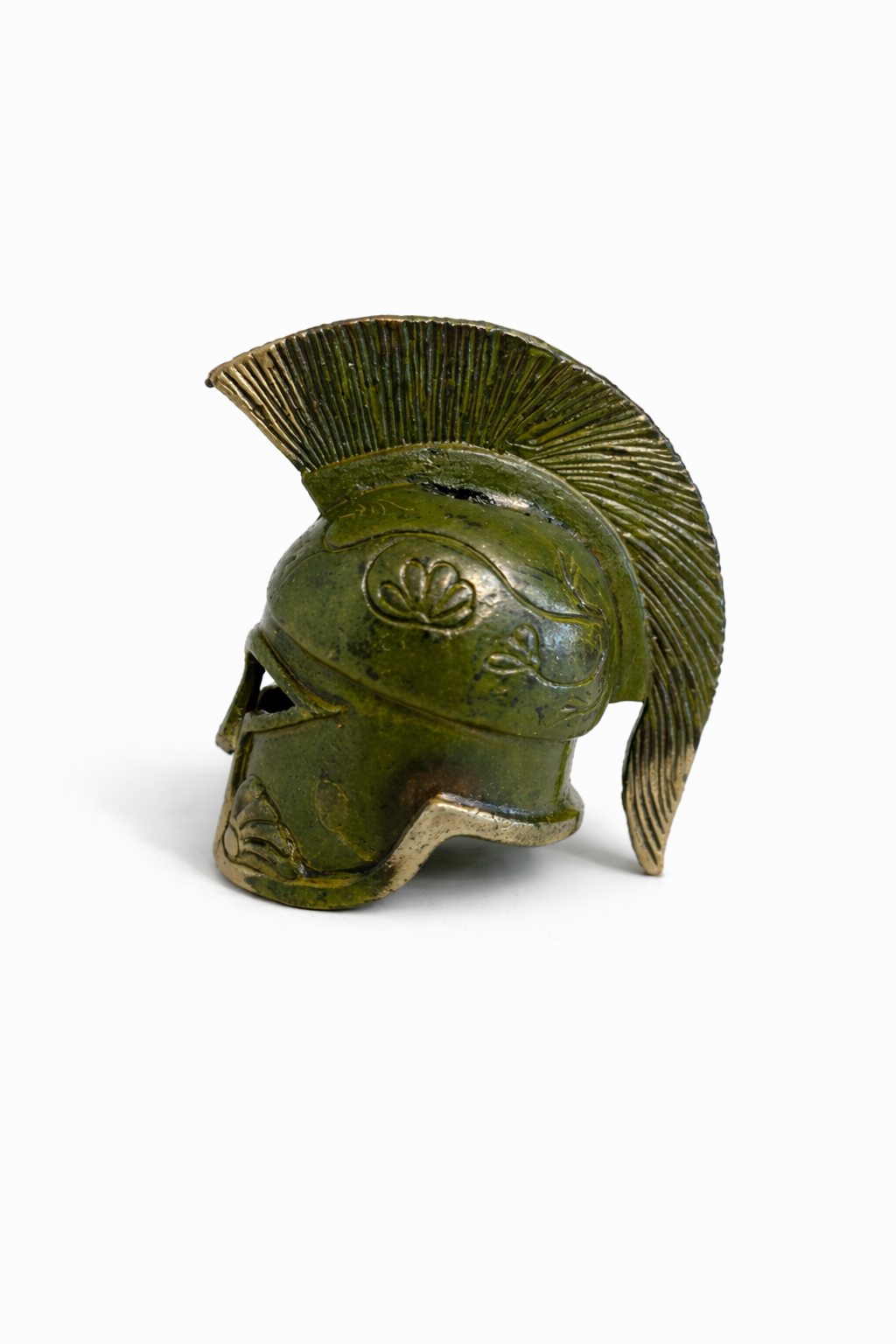 Classical Corinthian Helmet Head – Detailed Face Design