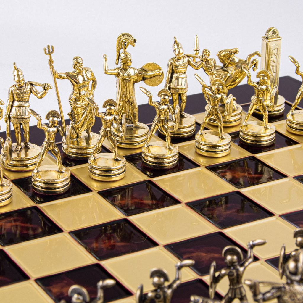 Greek Mythology Chess Set 36x36cm