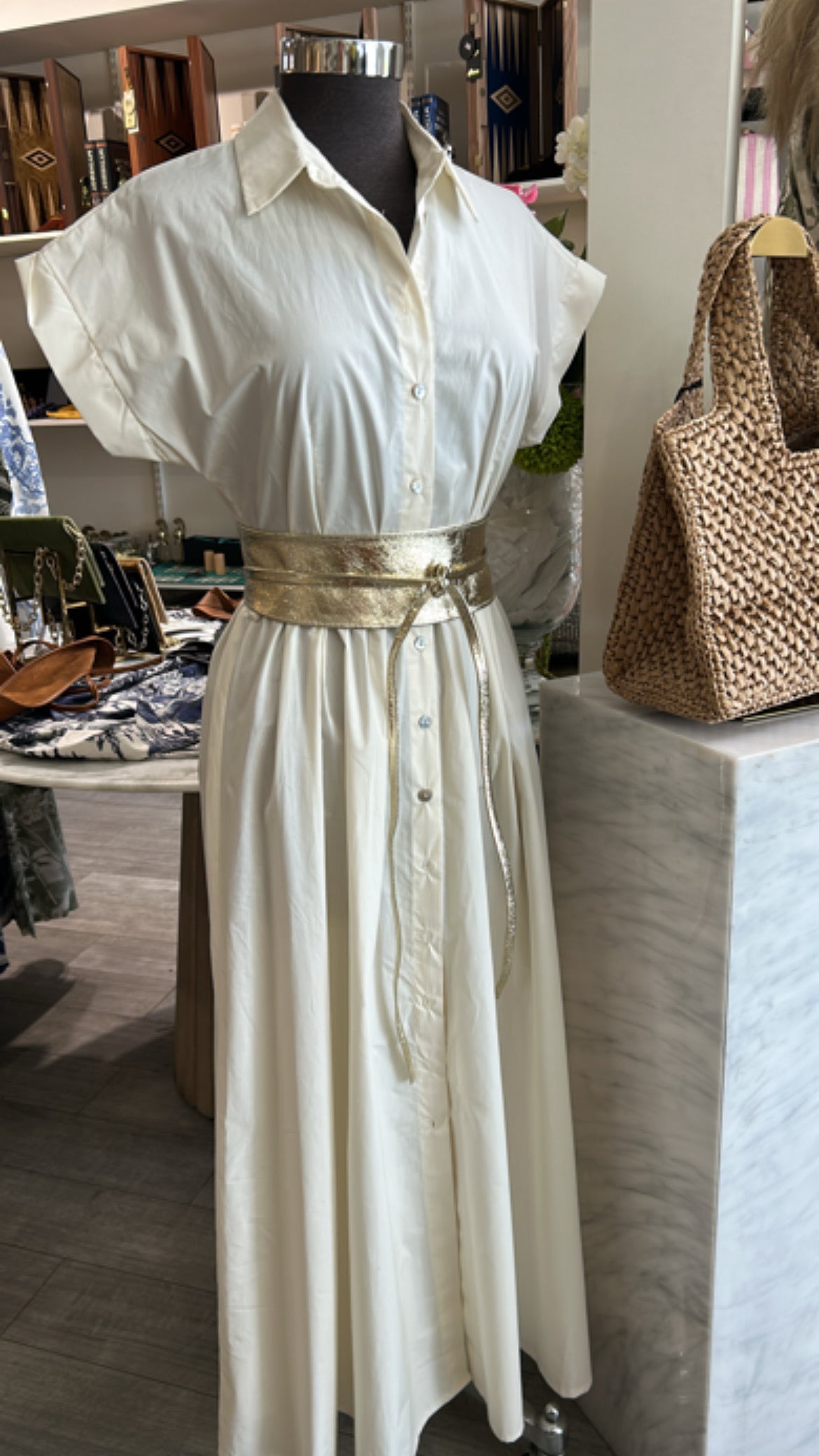 The Everyday Cotton Shirt Dress
