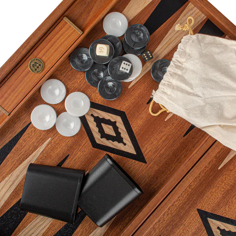Mahogany Backgammon (with side tracks)