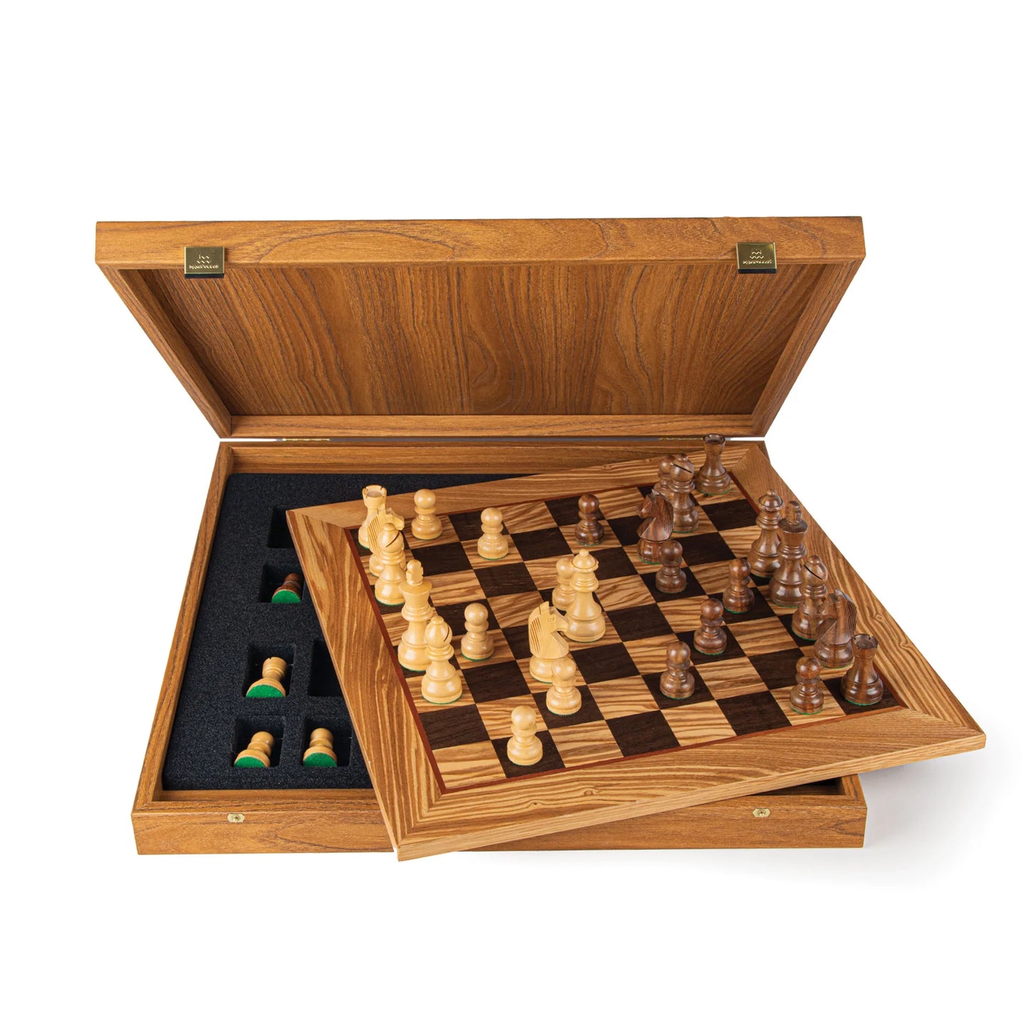 Olive Burl Chess Set