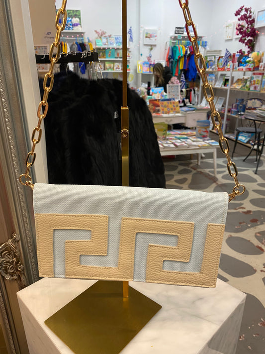 Purse Clutch Bag (Greek Meander)