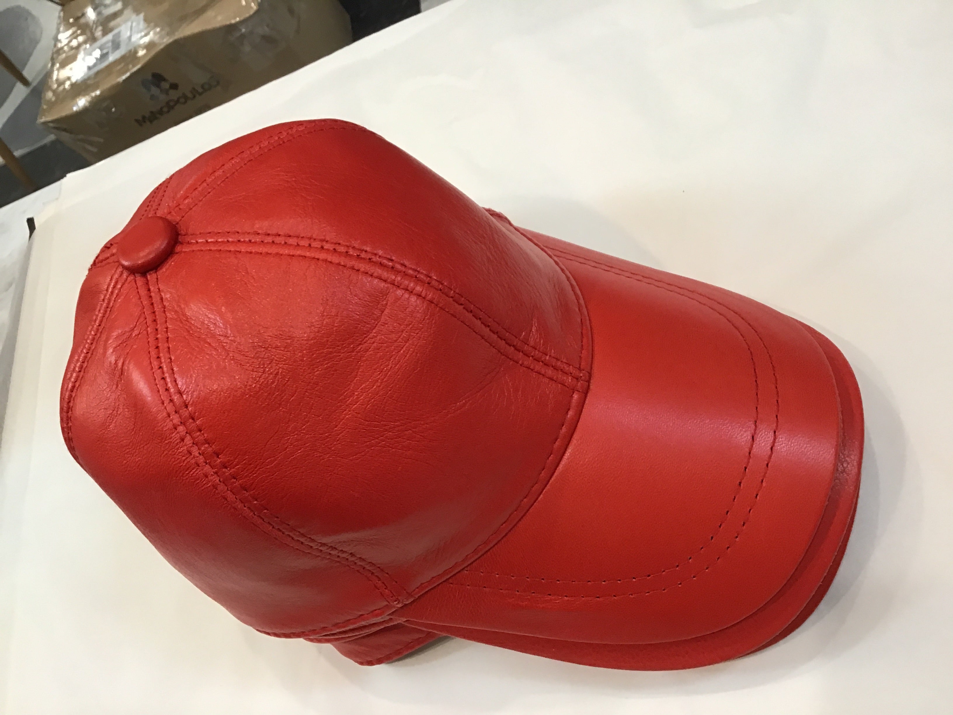 Recycled leather cap 2020 23 7/8 offers