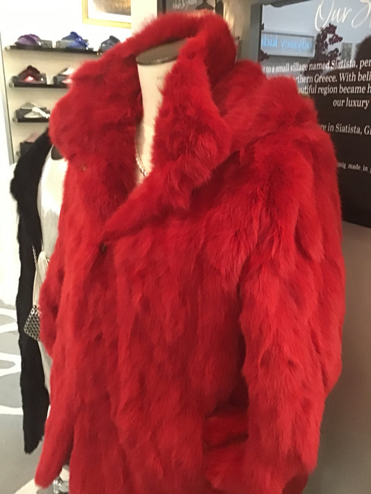 Red Fur Jacket