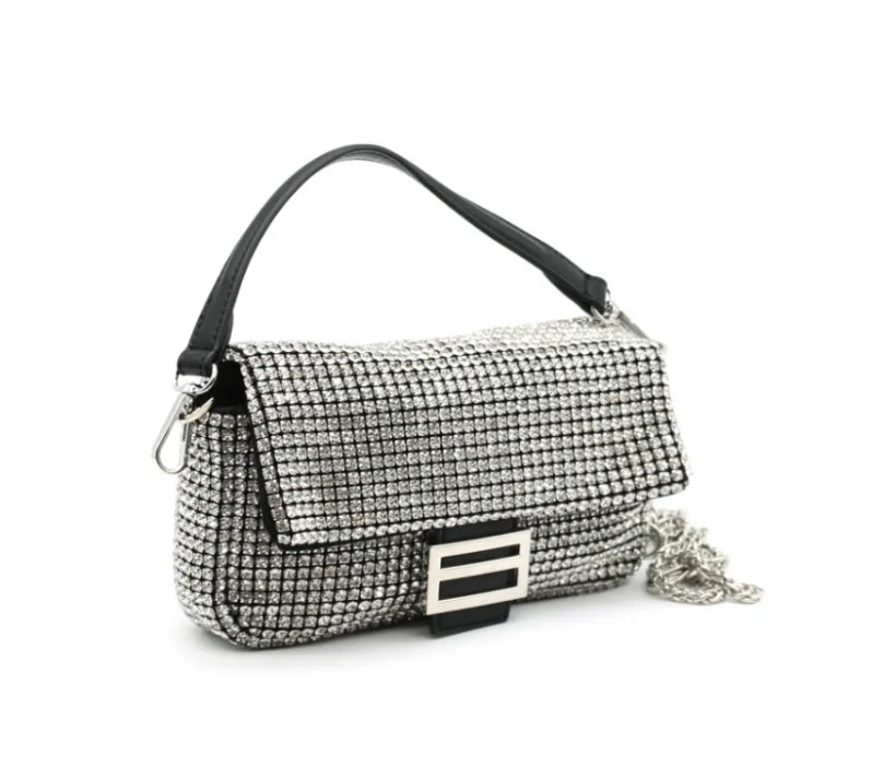 Crystal Glow Evening Bag