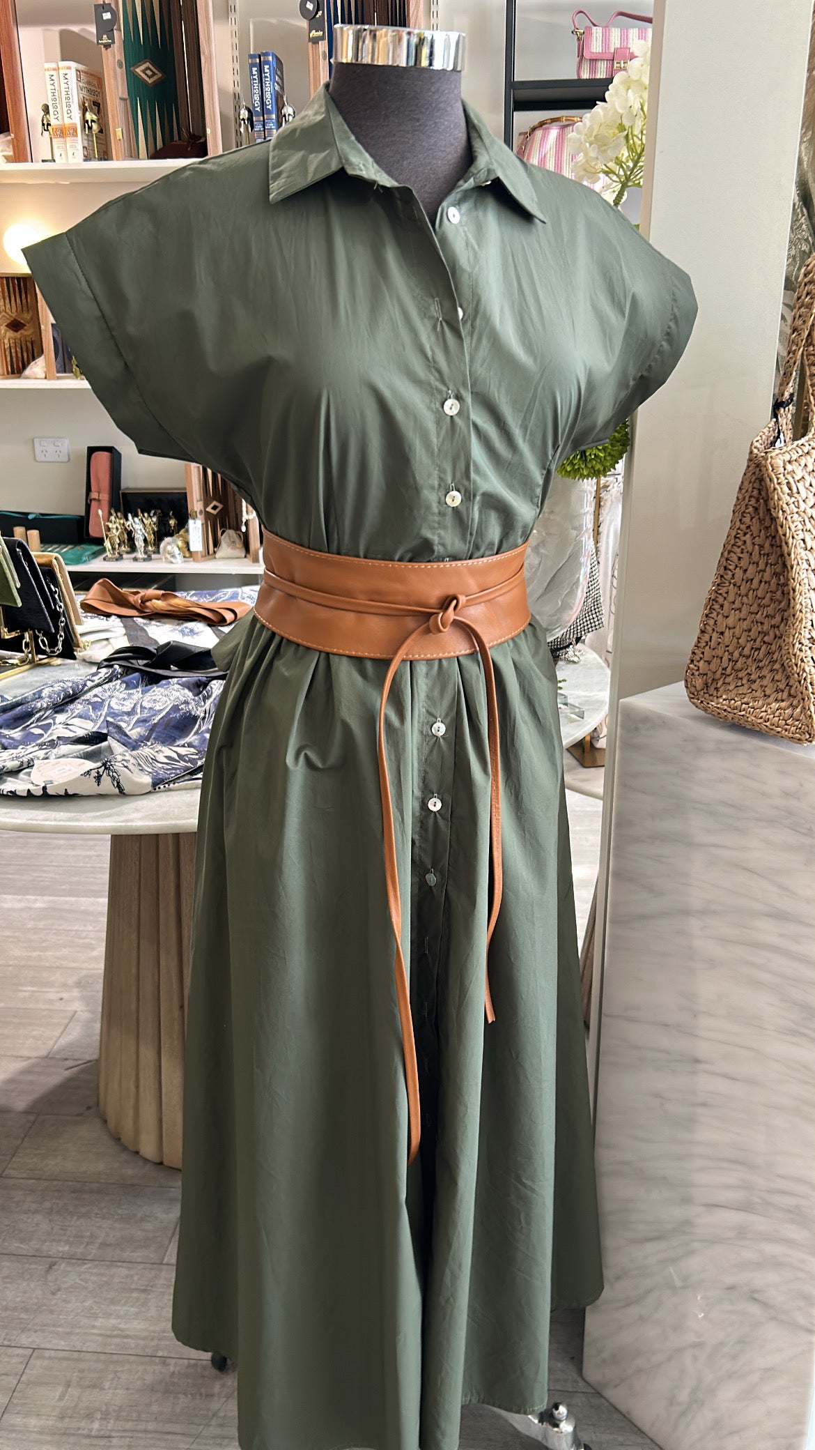 The Everyday Cotton Shirt Dress