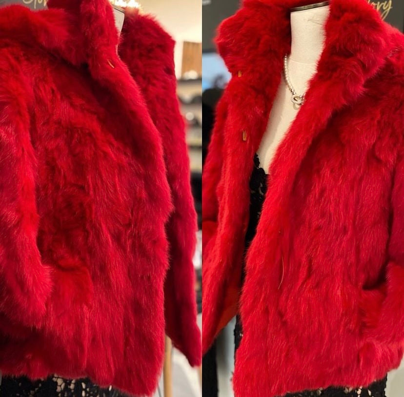 Red Fur Jacket