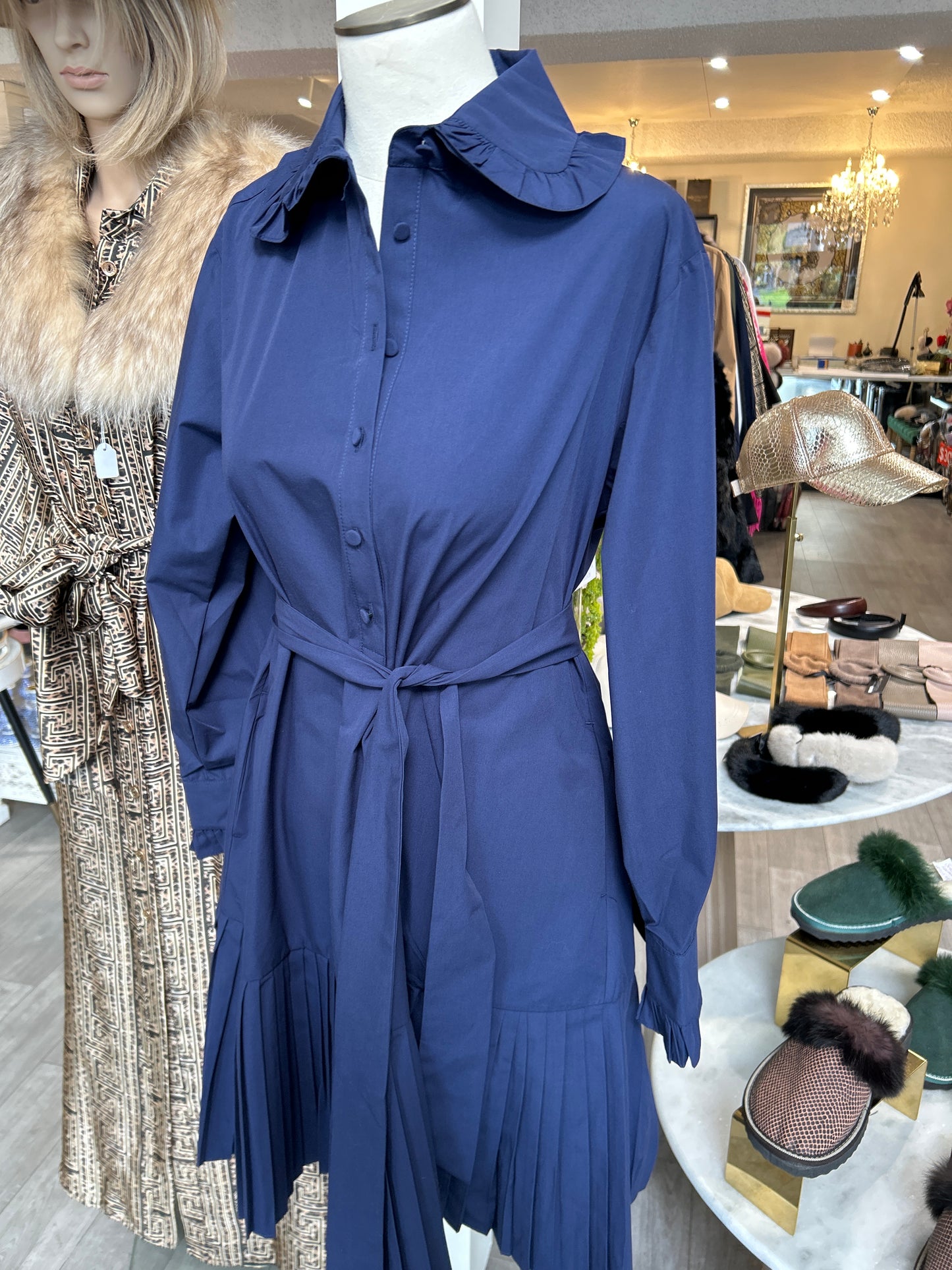 Pleated Dress & Shirt Dress