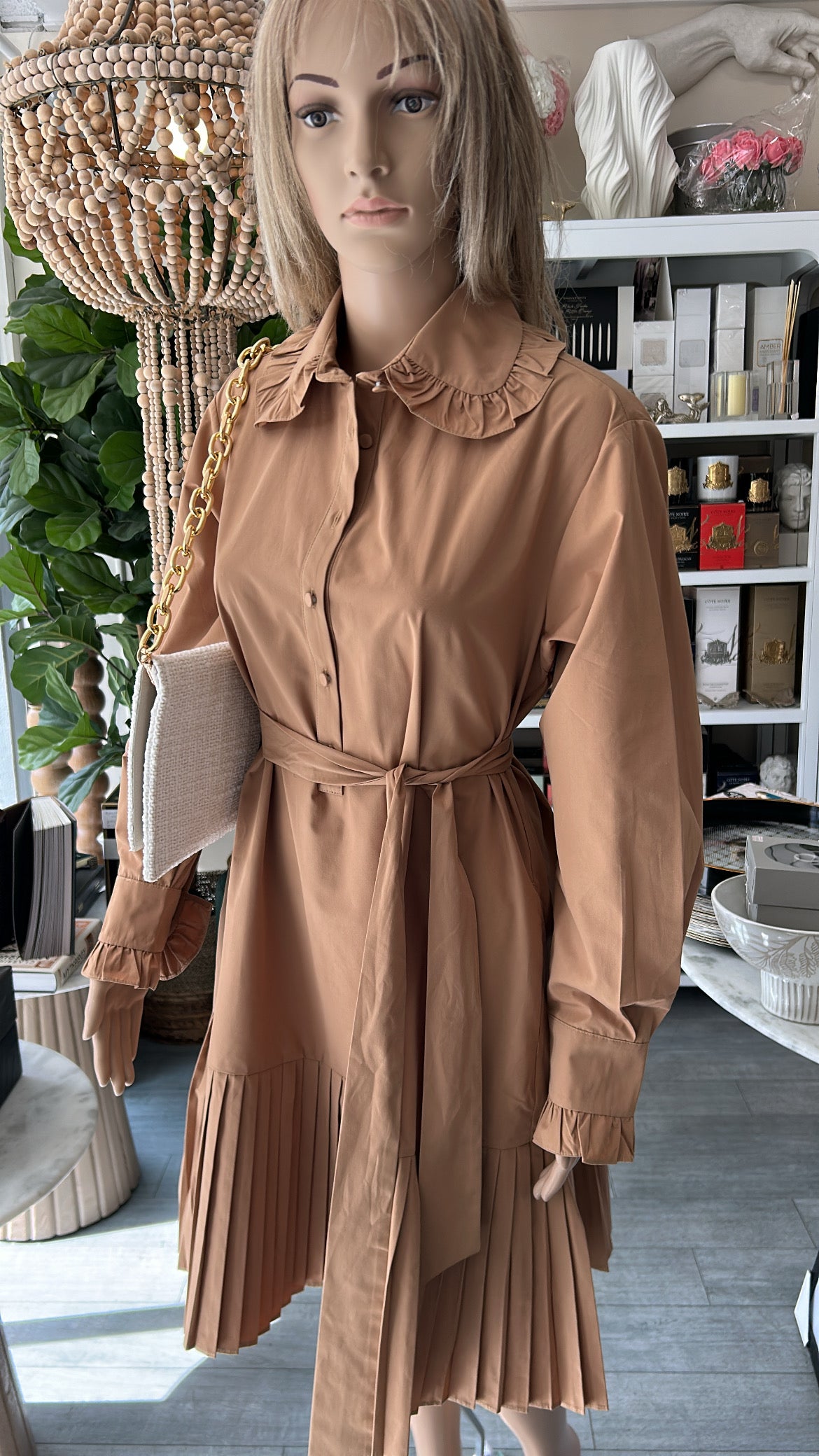 Pleated Dress & Shirt Dress