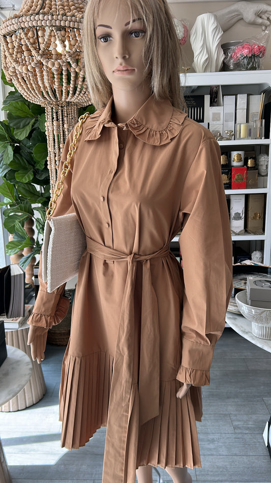 Pleated Dress & Shirt Dress