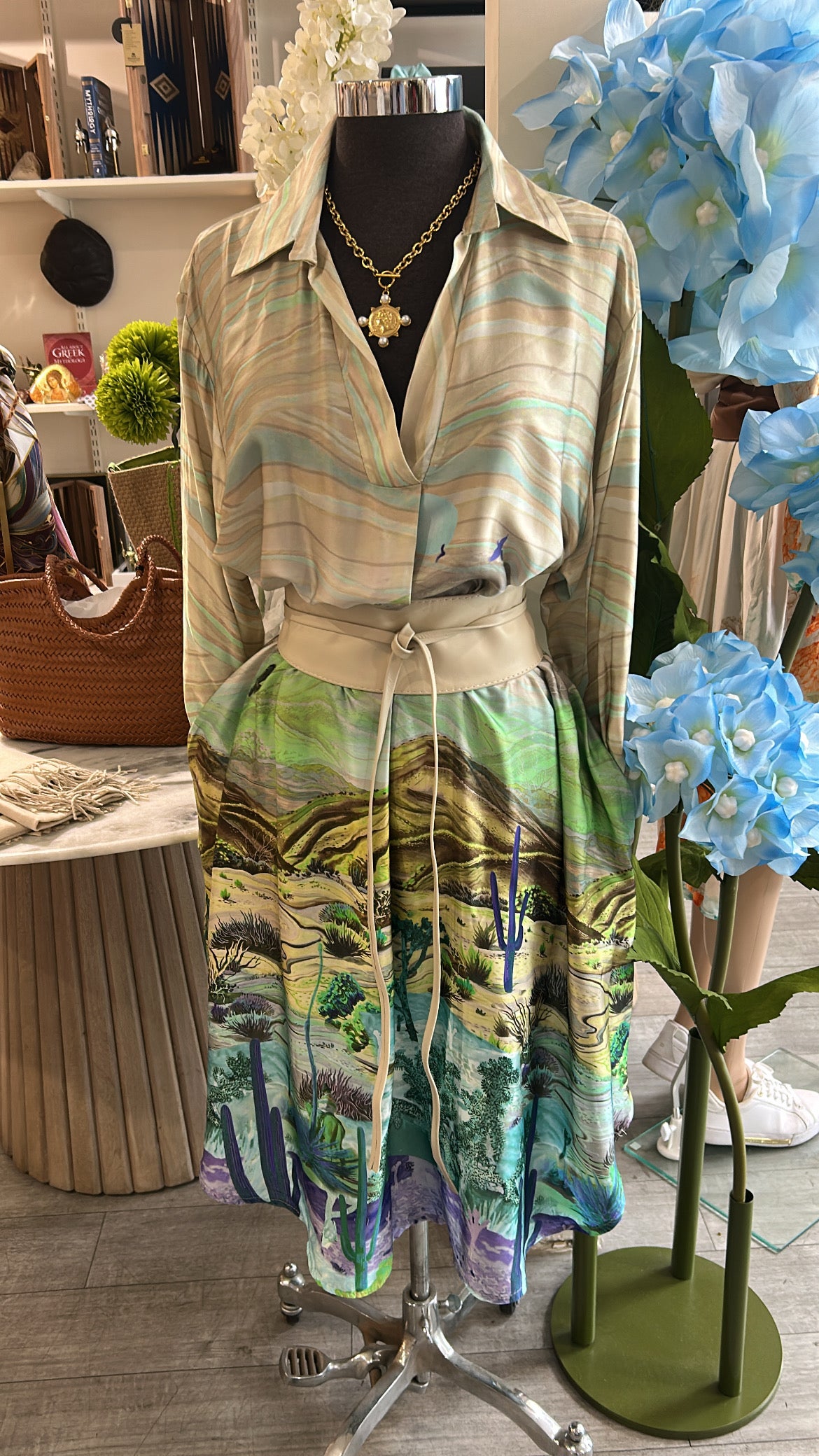 Silk Blend Relaxed Dress 26